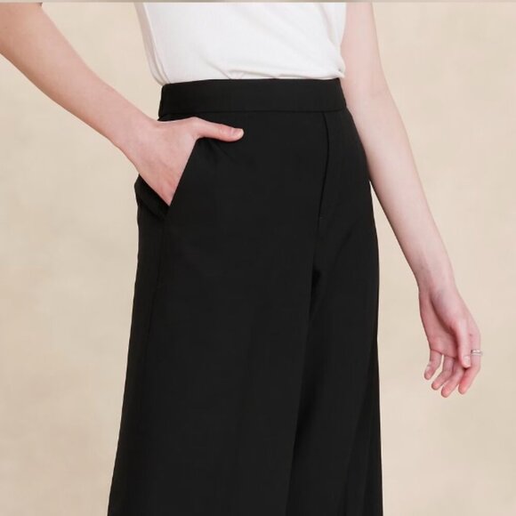 Banana Republic Hayden Wide-Leg Pant, Size 8 Petite - Picture 7 of 8